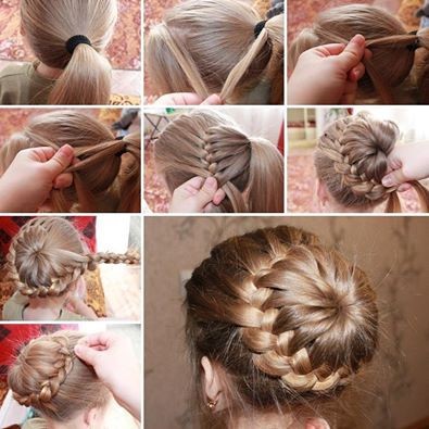 Coiffure enfant tresse