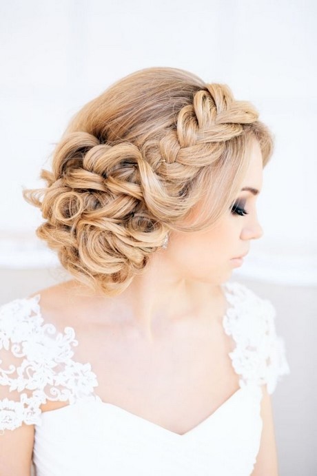 Coiffure mariage natte