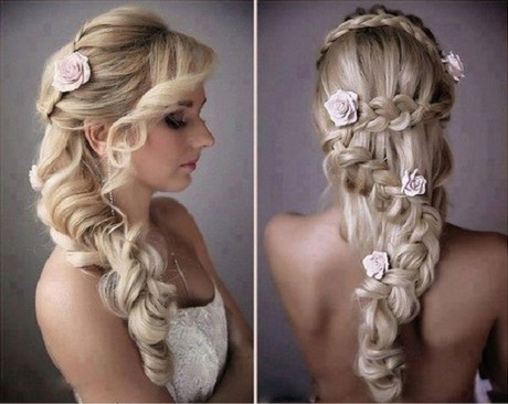 Coiffure mariage natte