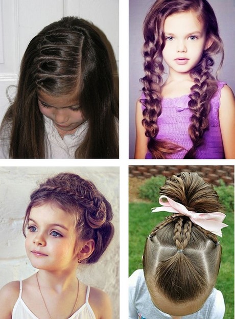 Coiffure tresse enfant