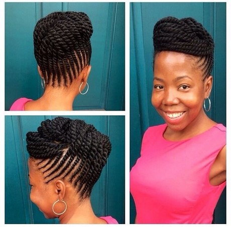 Idée coiffure tresse afro