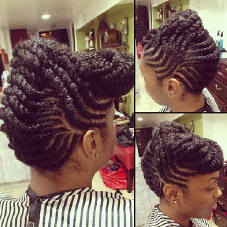 Idée coiffure tresse afro