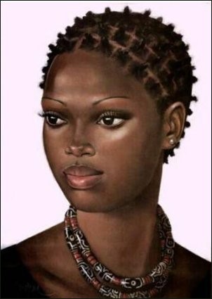 Tresse africaine cheveux court