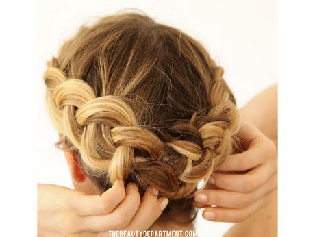 Tresse pour cheveux court