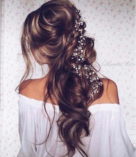 Coiffure mariée 2019 cheveux long