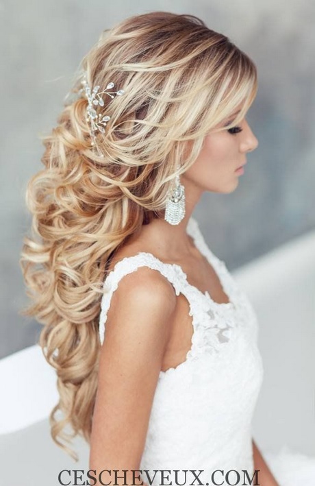 Coiffure mariage cheveux long 2018