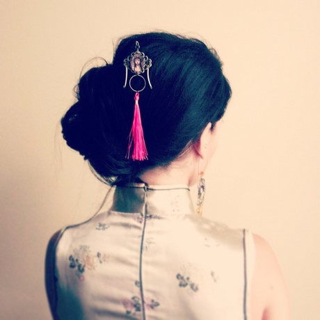 Chignon asiatique