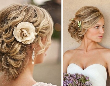 Chignon avec cheveux court