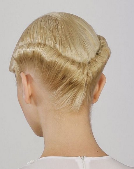 Chignon banane horizontal