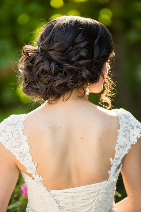 Chignon mariage volumineux