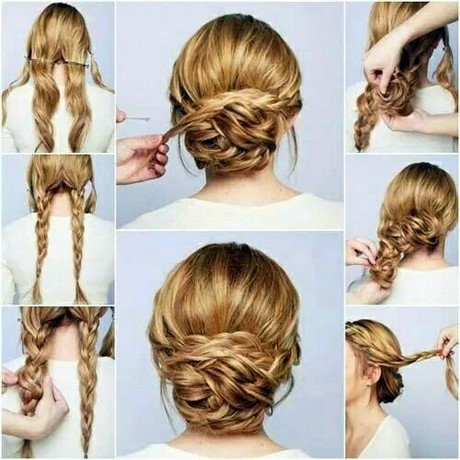 Chignon soirée chic