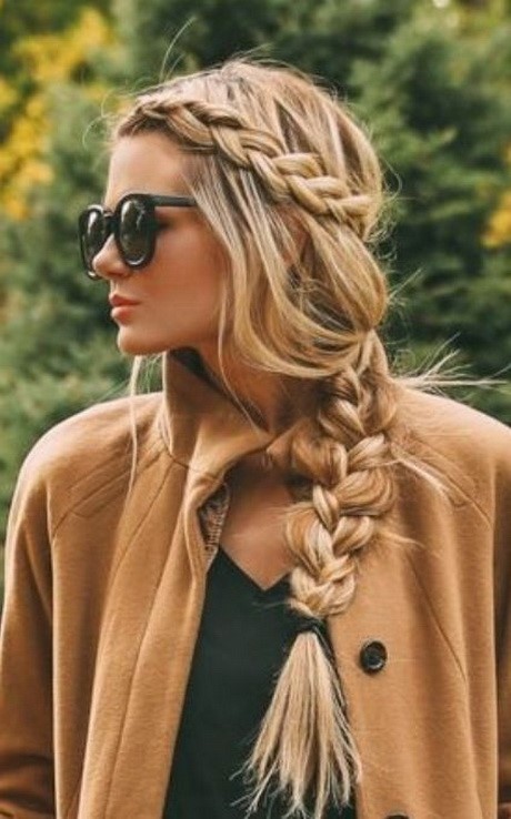 Coiffure cheveux long chic