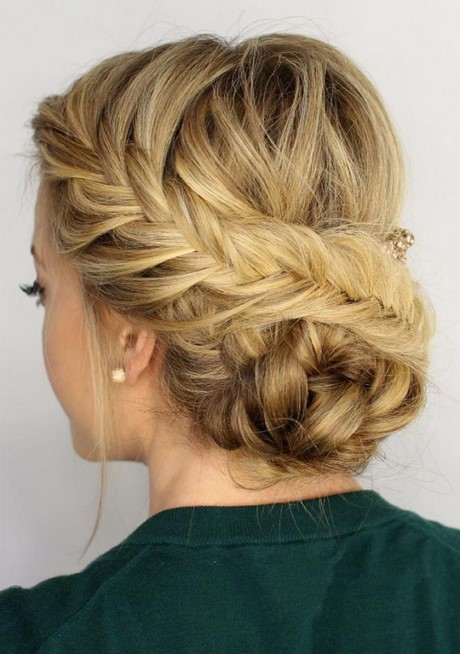 Image chignon soirée