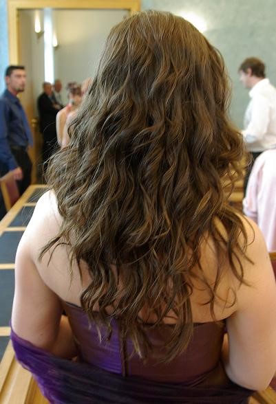 Permanente cheveux long grosse boucle