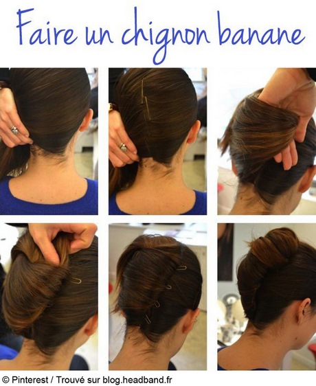 Accessoire cheveux pour chignon banane