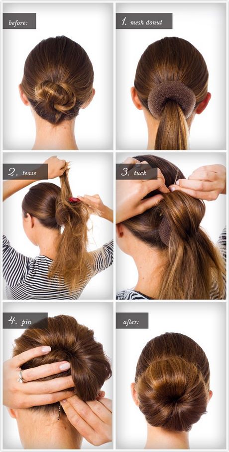 Chignon bun bas