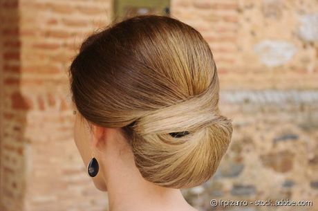 Chignon bun bas