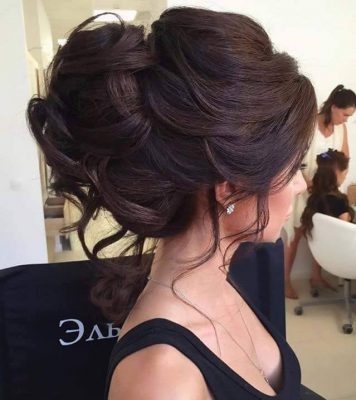 Chignon mariage classe