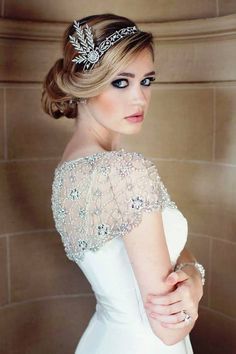 Chignon mariage vintage