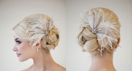 Chignon mariage vintage