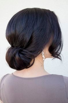 Chignon tres simple