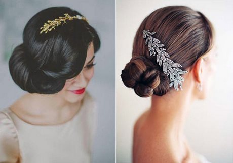 Coiffure mariage cheveux mi long chignon