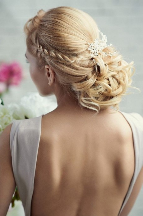 Coiffure mariage chignon lache