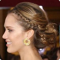 Coiffure tresse mariage cheveux mi long