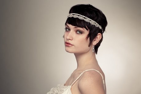 Headband mariage cheveux courts