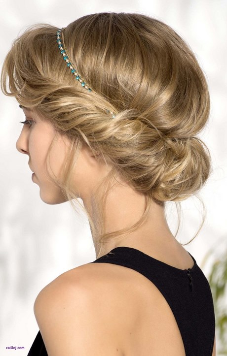 Modele coiffure mariage cheveux long