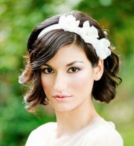 Serre tete mariage cheveux courts