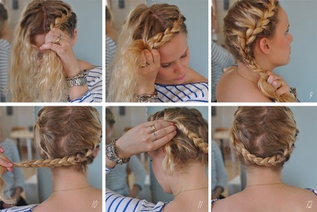 Tresse cascade chignon