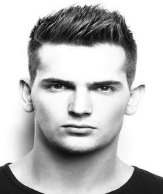 Homme coupe de cheveux court