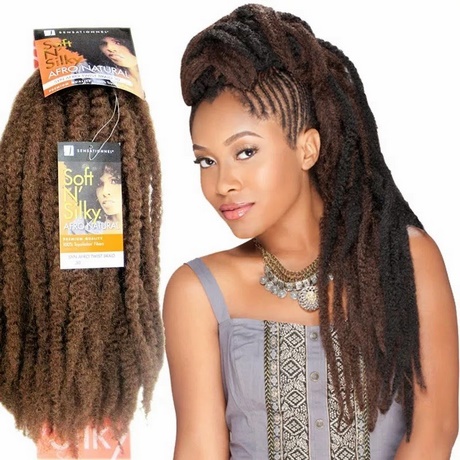 Coiffure africaine tresse meche