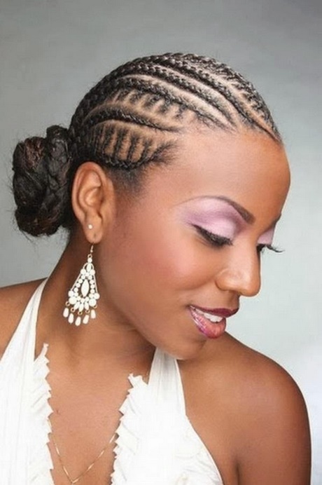 Coiffure tresse africaine mariage