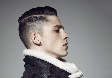 Coupe dégradé a blanc homme