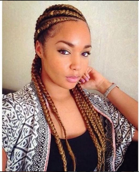 Tresse africaine natte collé