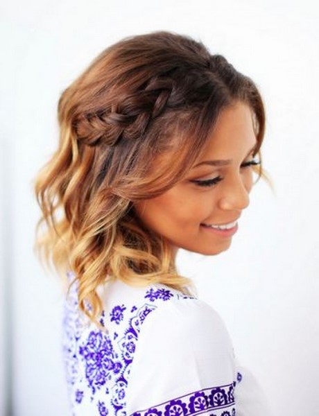 Cheveux court tresse