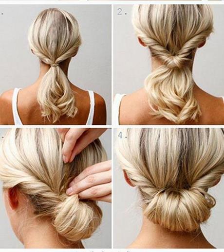 Chignon bas cheveux fins