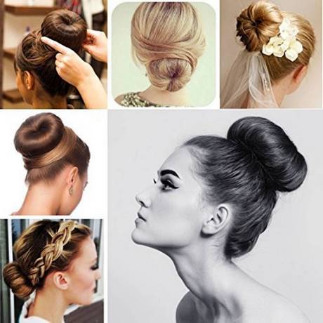 Chignon cheveux long epais