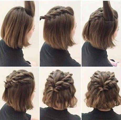 Coiffure chic cheveux court