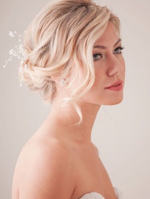 Coiffure mariage blonde