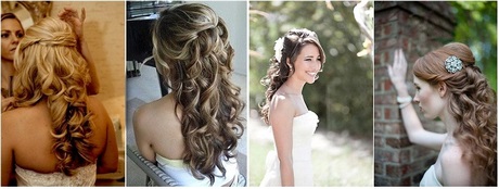 Coiffure mariage demi attaché