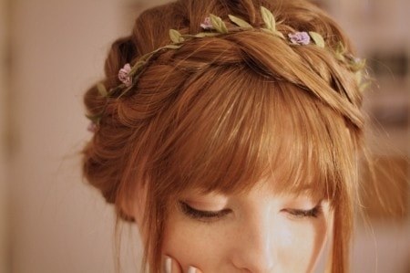 Coiffure mariée vintage