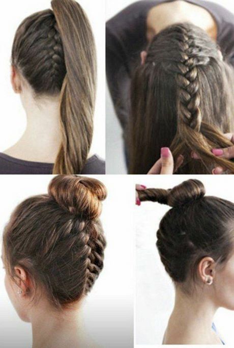 Coiffure simple a faire cheveux long