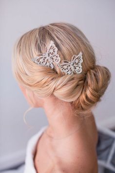 Coiffure simple cheveux court pour mariage