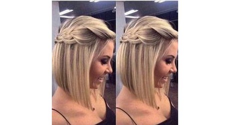 Coiffure simple pour cheveux court