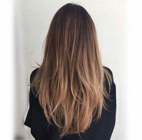 Coupe dégradé sur cheveux long