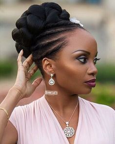 Model cheveux mariage