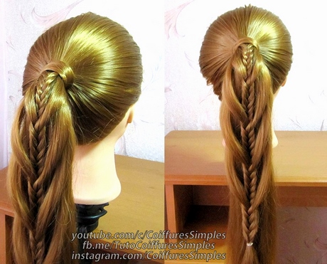 Tresse originale cheveux court